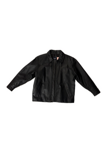 2001 Black Leather Gap Coat