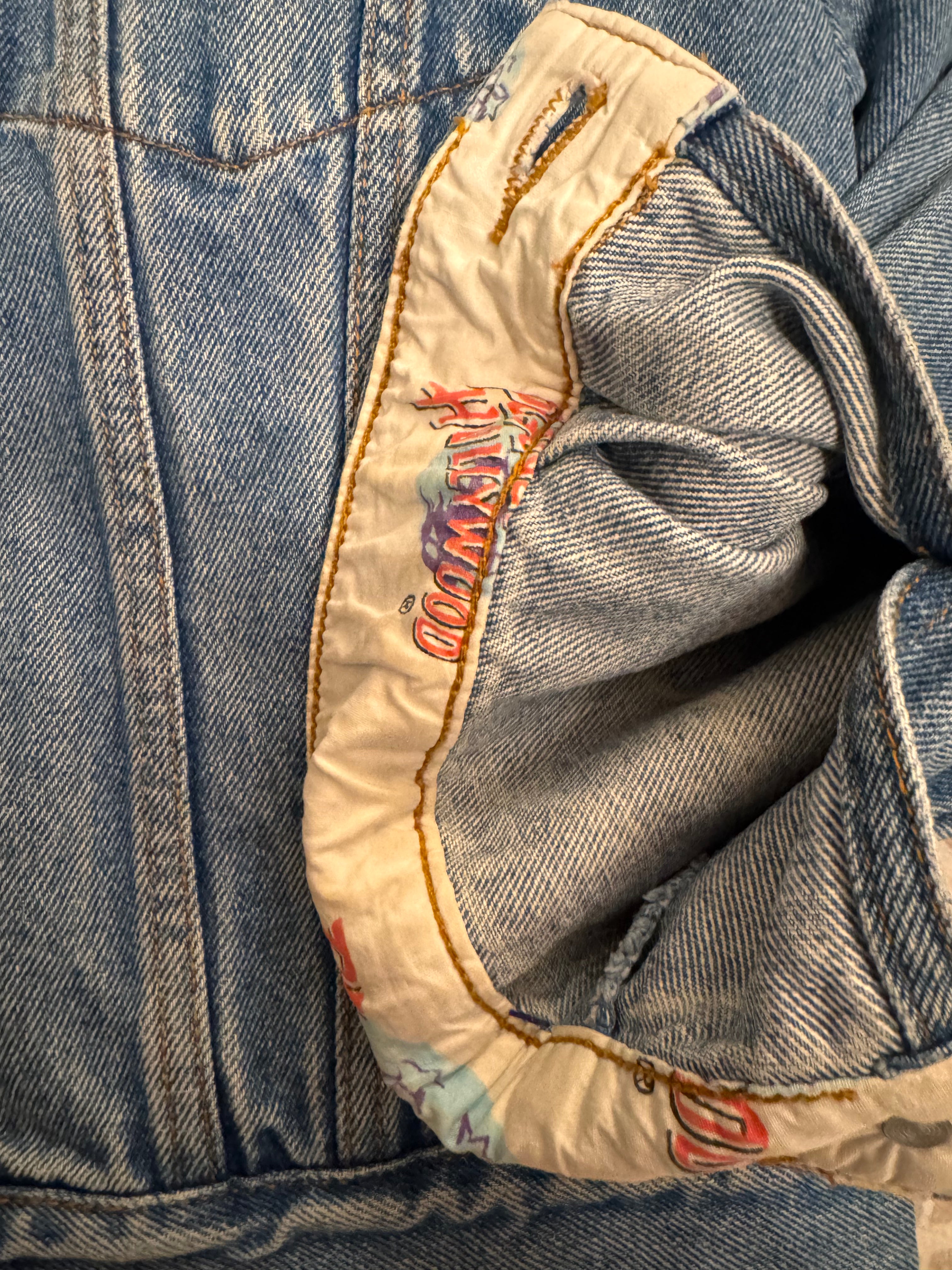 1991 planet Hollywood Paris Jean Jacket