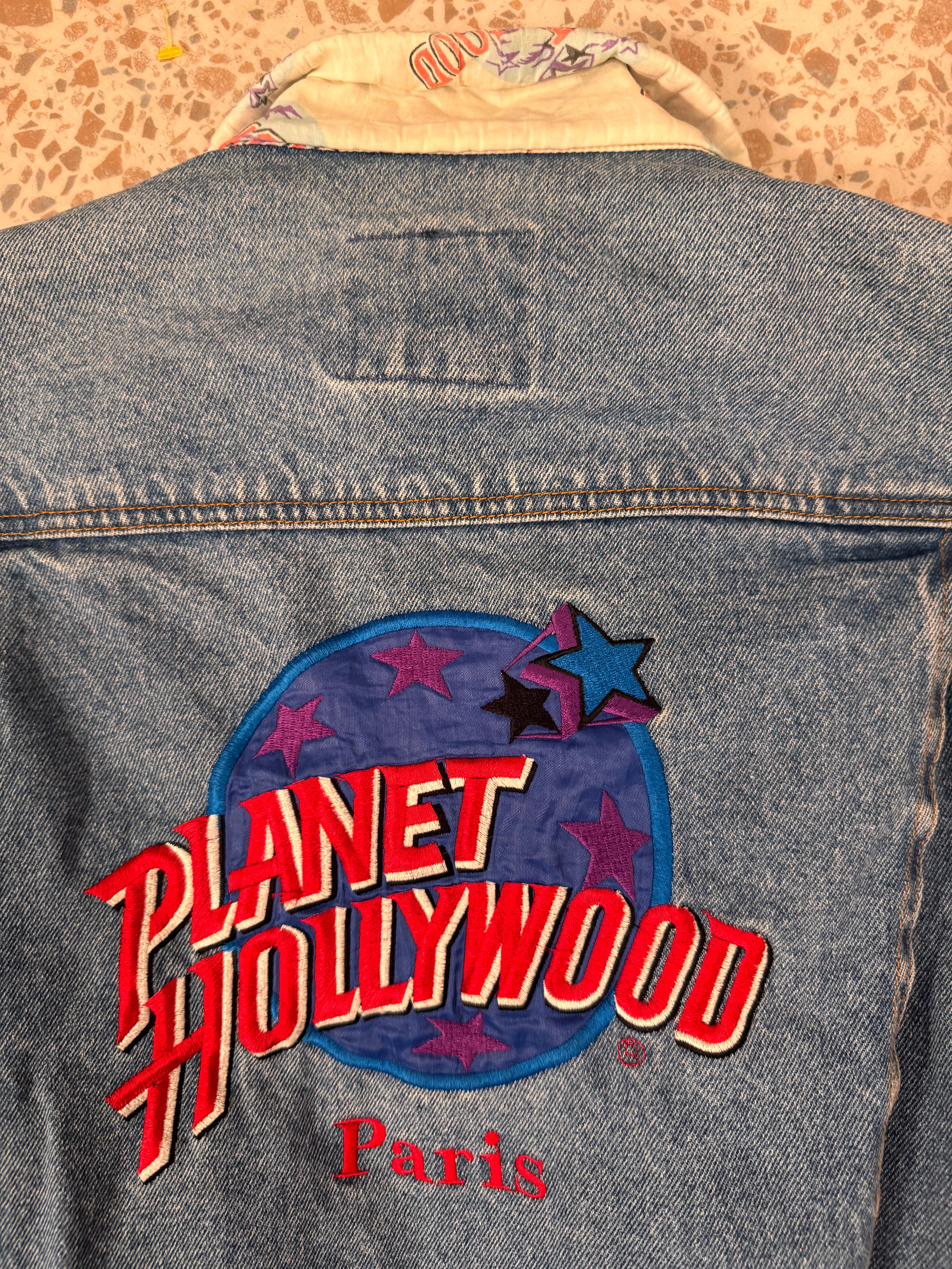 1991 planet Hollywood Paris Jean Jacket