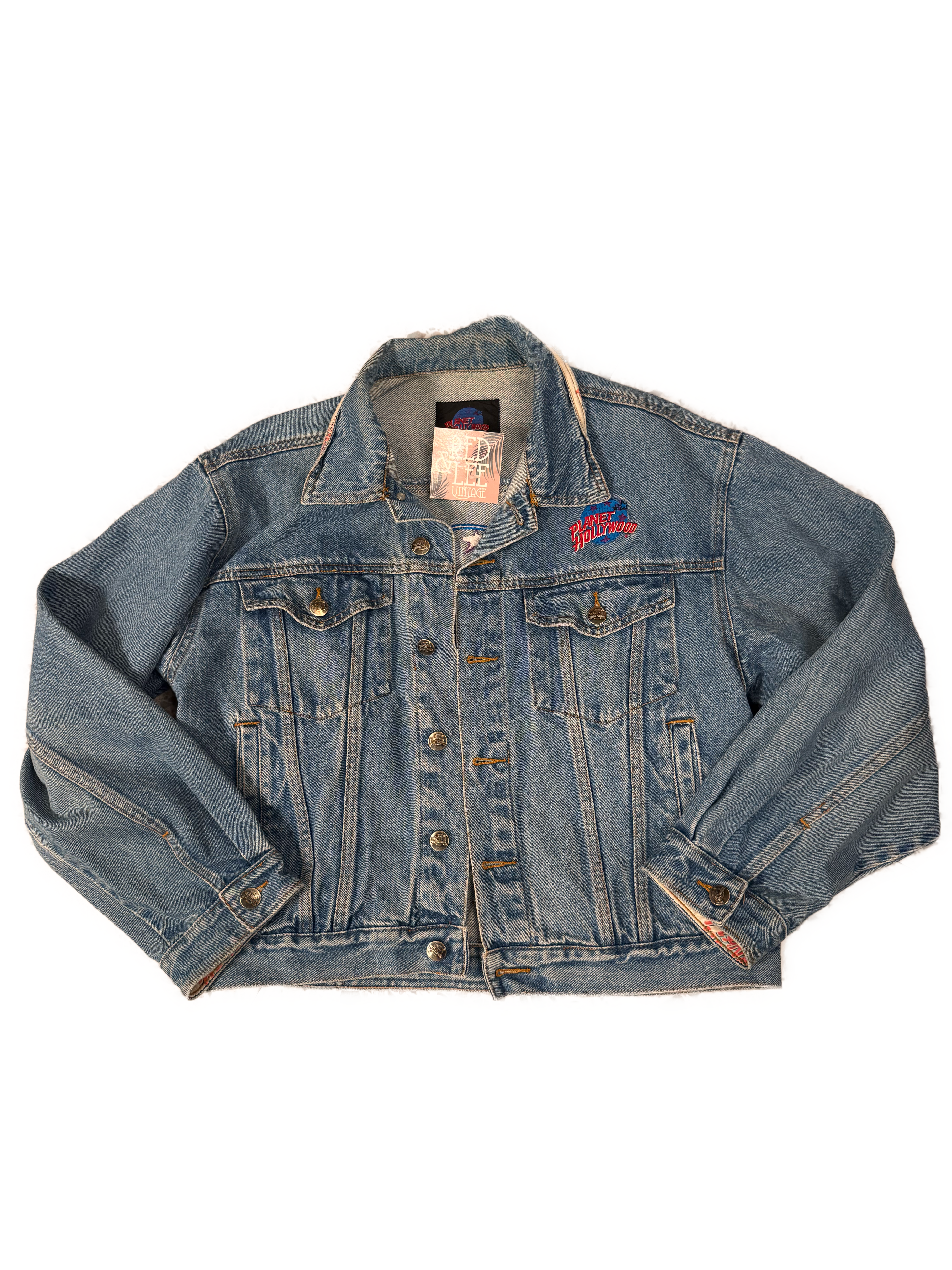 1991 planet Hollywood Paris Jean Jacket