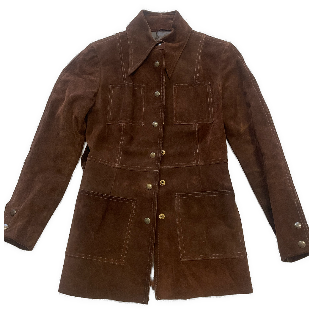 1970s Brown Suede jacket