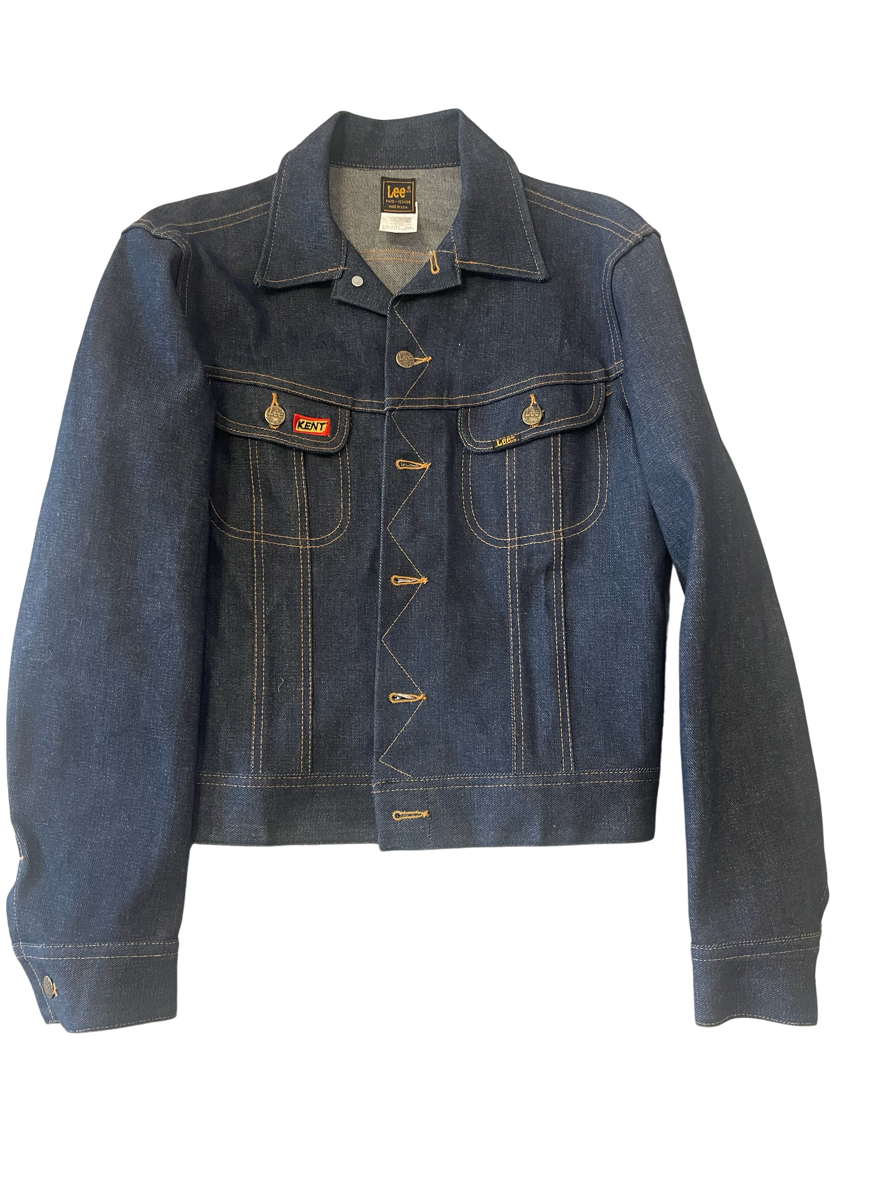 Vintage 1970s Lee Jean Trucker Jacket PATD- 153438 – Red&Lee Vintage